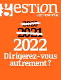 Couverture revue Gestion hiver 2022, volume 46 numero 4